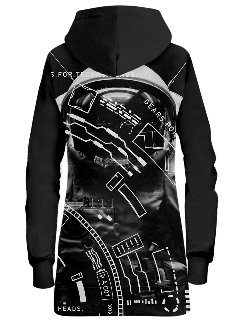 Gears For Techno Heads Hoodie Dress