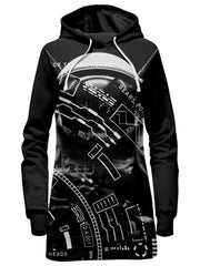 Gears For Techno Heads Hoodie Dress