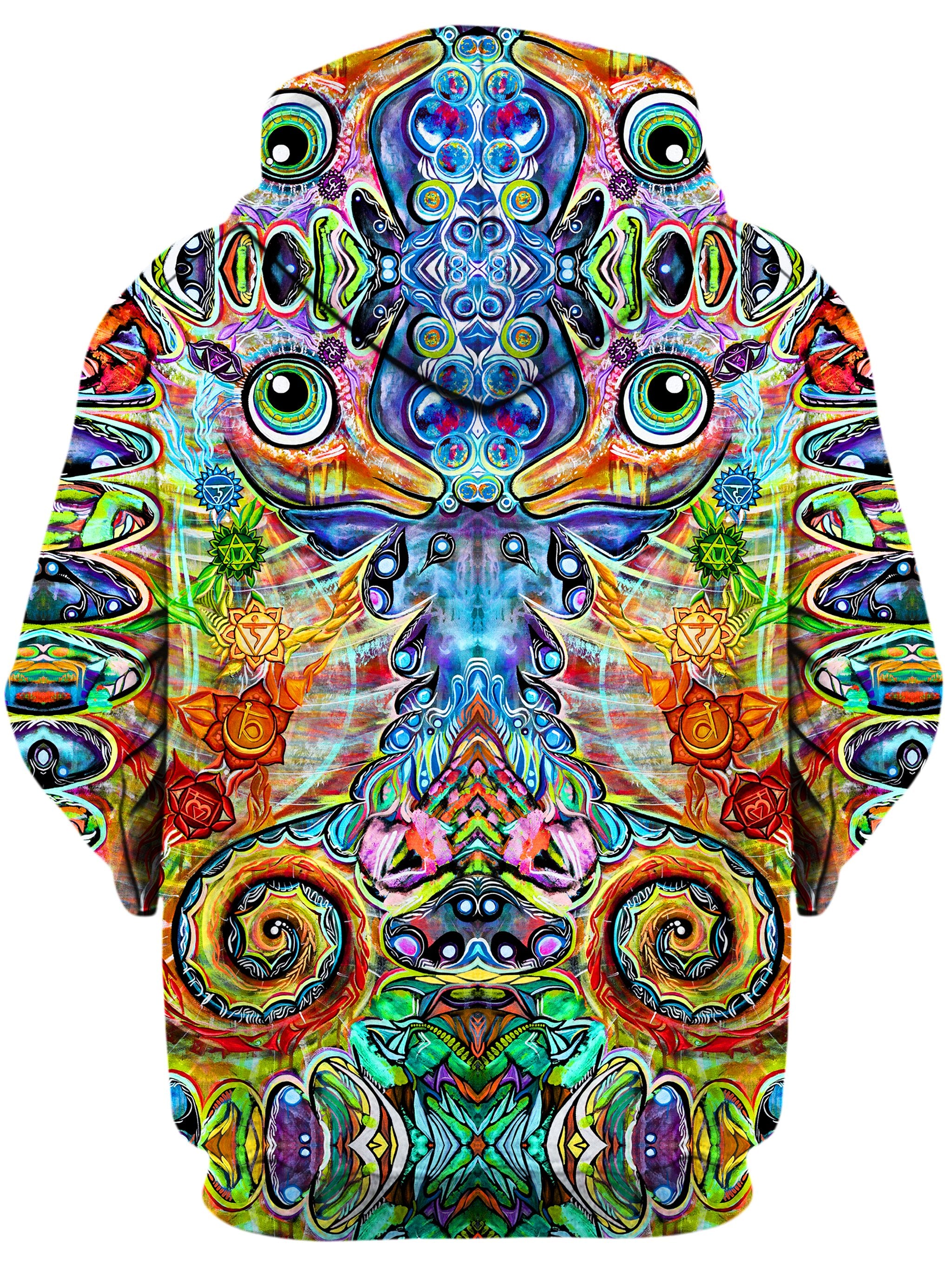 Chakra Seahorse Unisex Zip-Up Hoodie Set 4 Lyfe Epic Hoodie