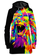 Psychedelic Lion Hoodie Dress Noctum X Truth Epic Hoodie