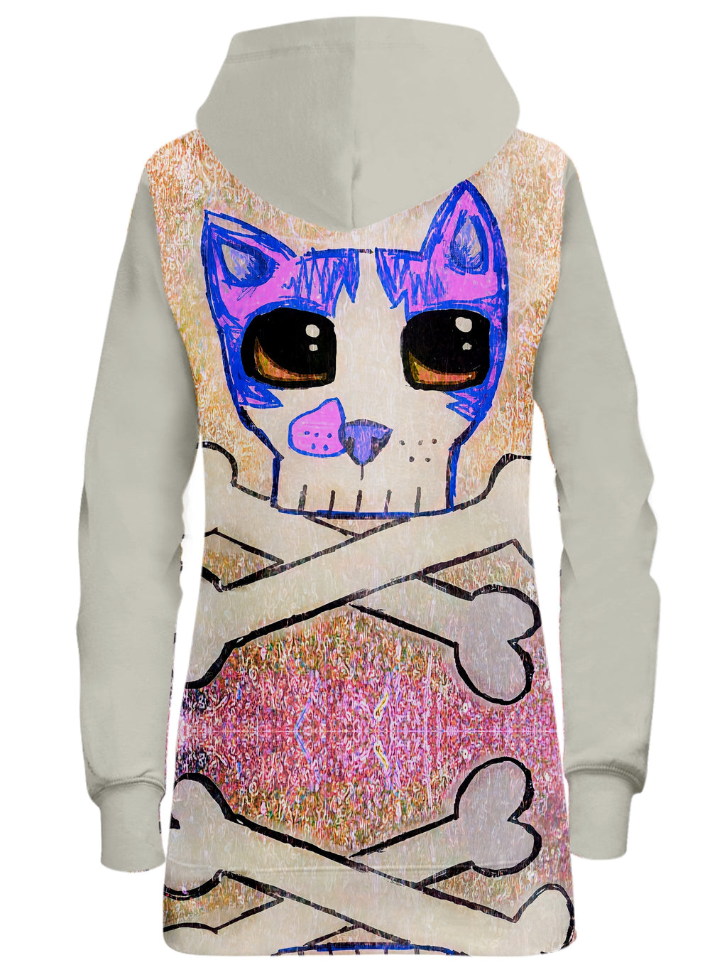 Aerro Blue Hoodie Dress CrazyKona Epic Hoodie
