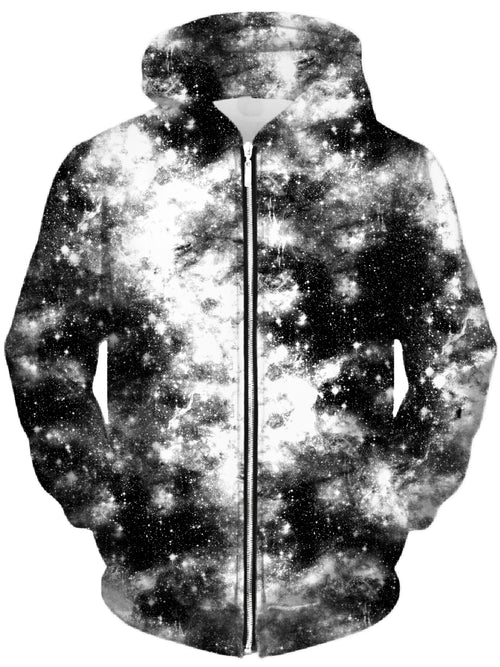 Deep Dark Galaxy Unisex Zip-Up Hoodie Set 4 Lyfe Epic Hoodie