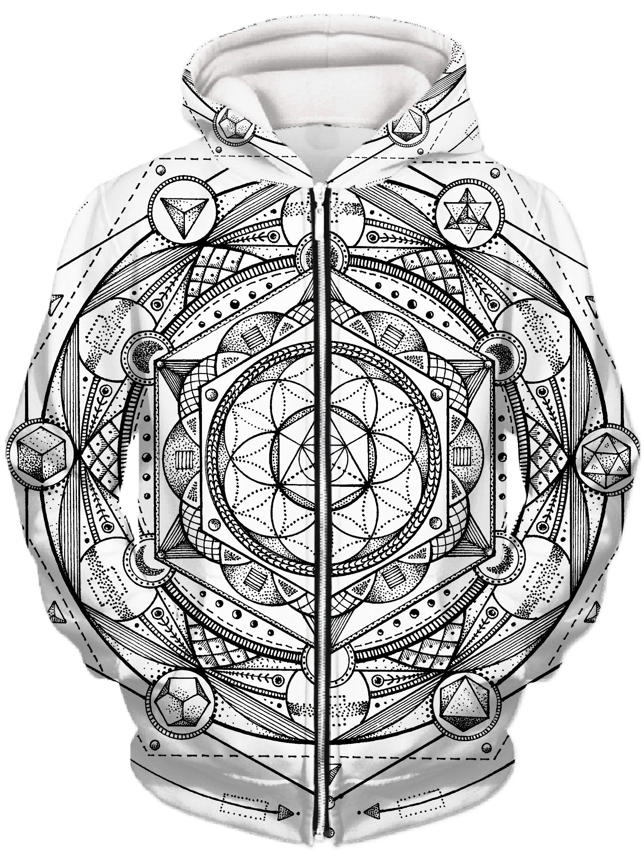 Esoteric Light Unisex Zip-Up Hoodie Set 4 Lyfe Epic Hoodie