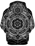 Esoteric Dark Unisex Zip-Up Hoodie Set 4 Lyfe Epic Hoodie