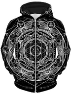 Esoteric Dark Unisex Zip-Up Hoodie Set 4 Lyfe Epic Hoodie