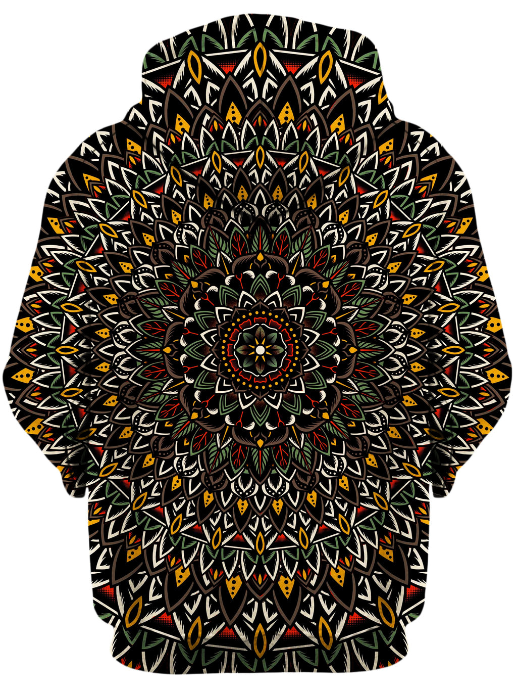 Flower Mandala Unisex Zip-Up Hoodie Set 4 Lyfe Epic Hoodie