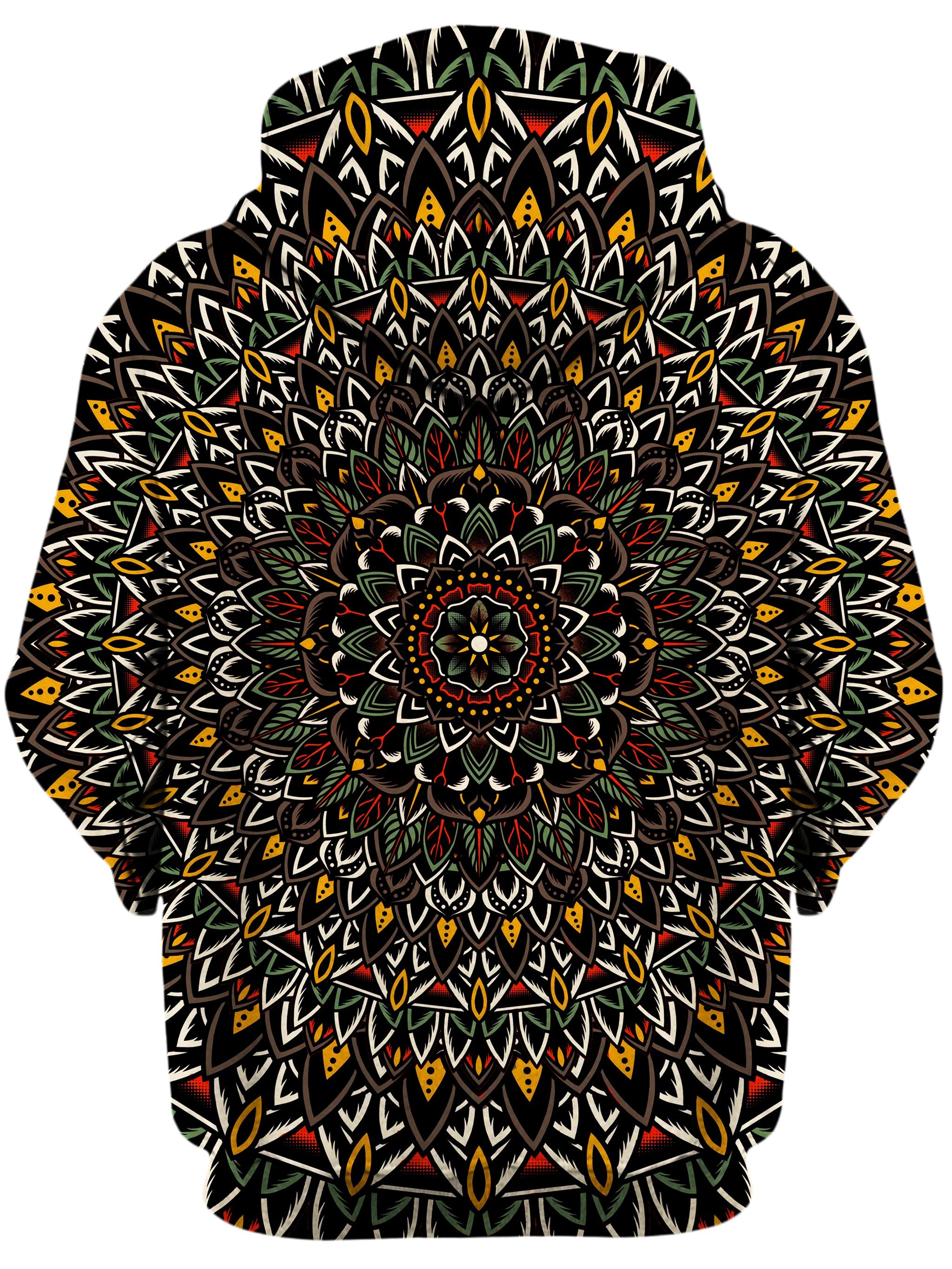 Flower Mandala Unisex Zip-Up Hoodie Set 4 Lyfe Epic Hoodie