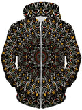 Flower Mandala Unisex Zip-Up Hoodie Set 4 Lyfe Epic Hoodie
