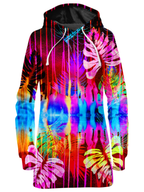 Fluorescent Jungle Hoodie Dress Noctum X Truth Epic Hoodie