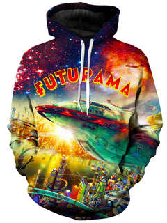 On Cue Apparel - Futurama City Hoodie