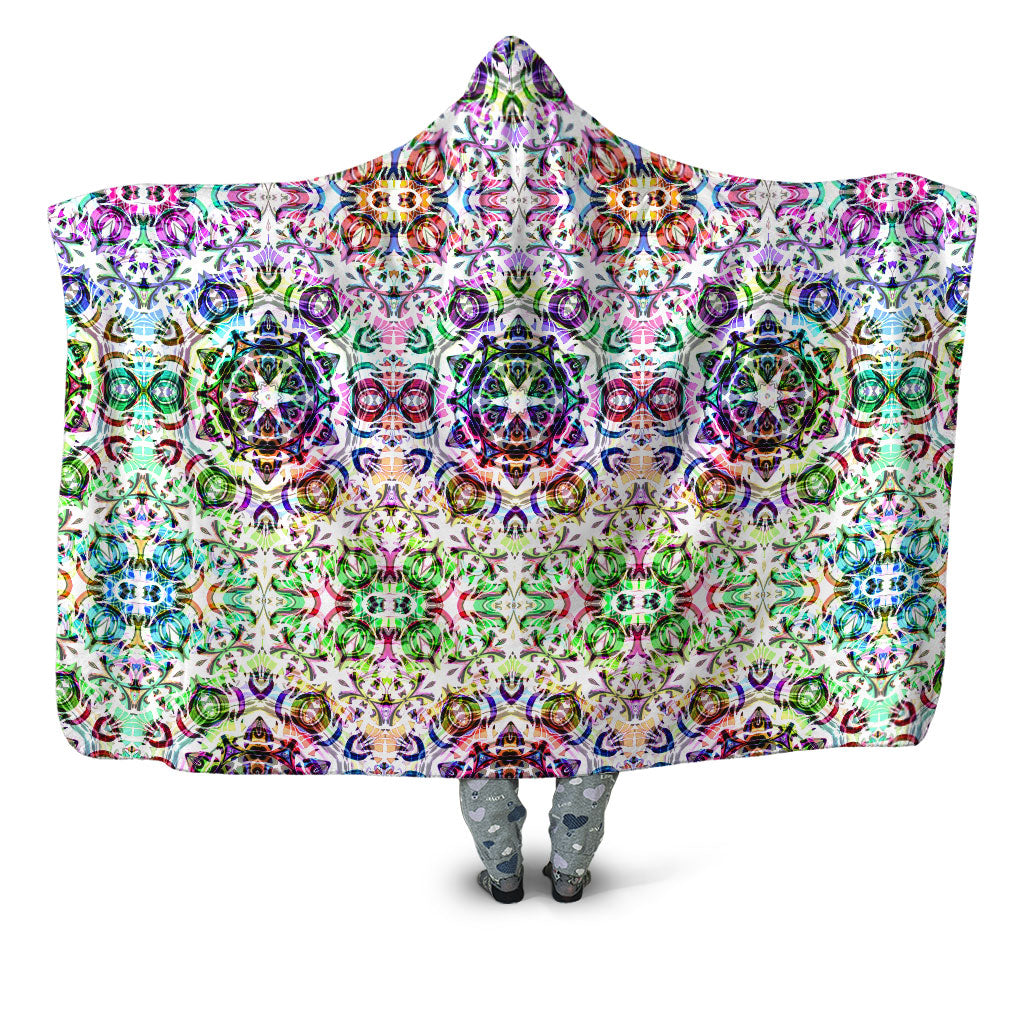 Glass Prism Studios - Ghost Flowers Hooded Blanket