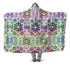 Ghost Flowers Hooded Blanket