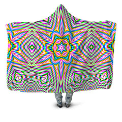 Jungle Leaves Hooded Blanket