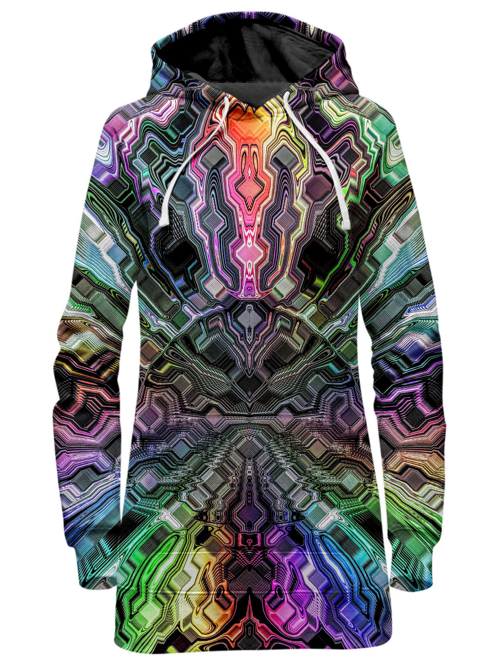 Holographic Storm Hoodie Dress Glass Prism Studios Epic Hoodie