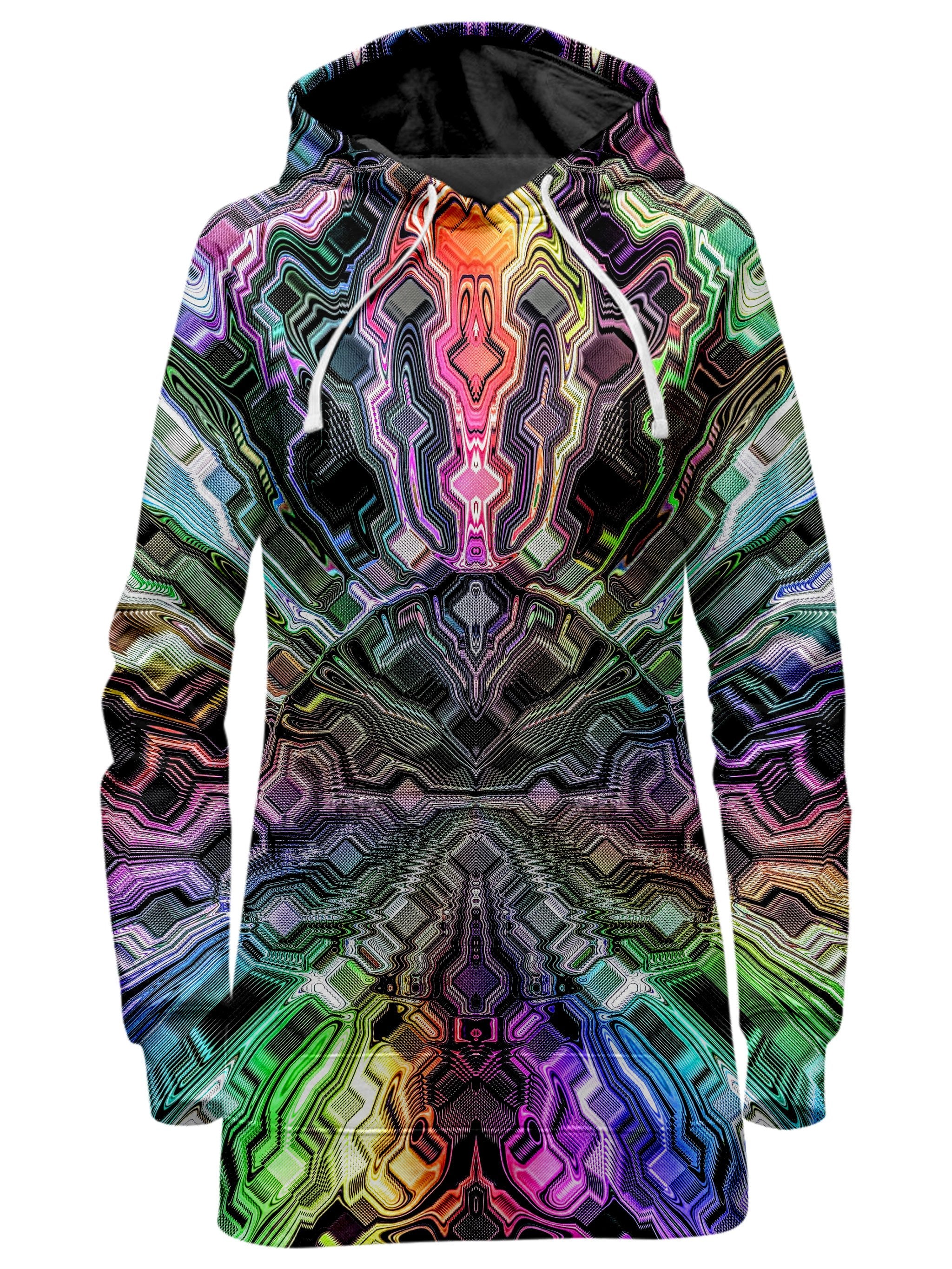 Holographic Storm Hoodie Dress Glass Prism Studios Epic Hoodie