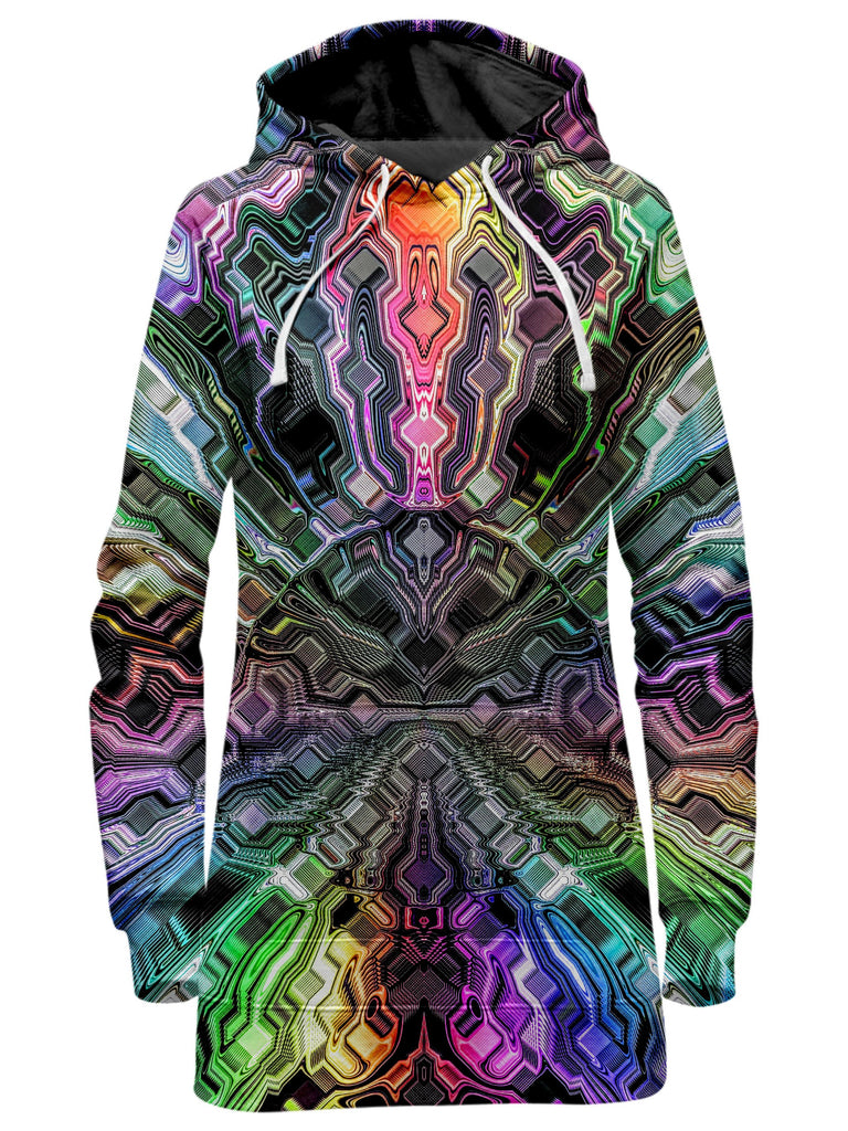 Glass Prism Studios - Holographic Storm Hoodie Dress