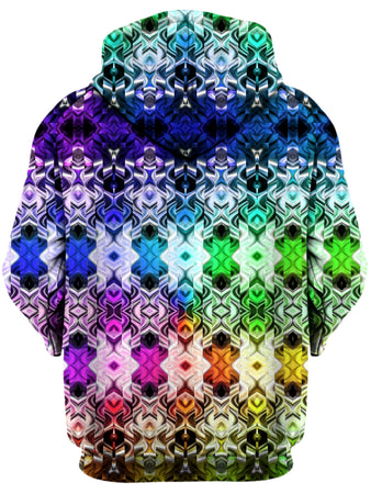 Glass Prism Studios - Crystal Crown Unisex Zip-Up Hoodie