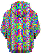 Psy Trip Unisex Zip-Up Hoodie Glass Prism Studios Epic Hoodie