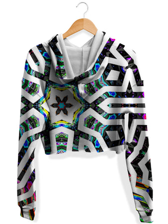 Glass Prism Studios - Iridized II Fleece Crop Hoodie