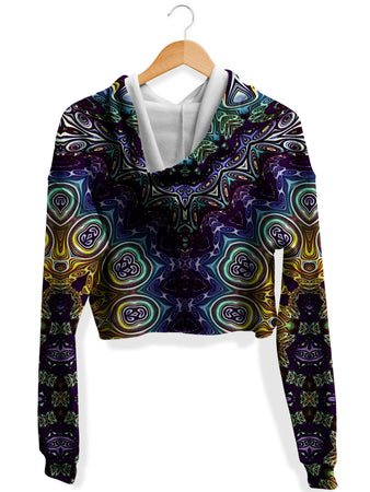 Glass Prism Studios - Shadow Armor Fleece Crop Hoodie