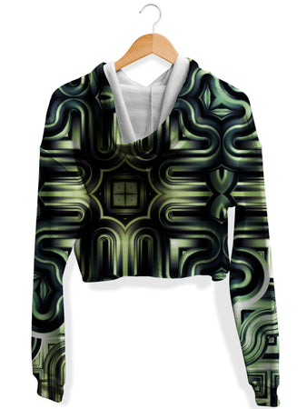 Glass Prism Studios - Unthinkable Machines Fleece Crop Hoodie