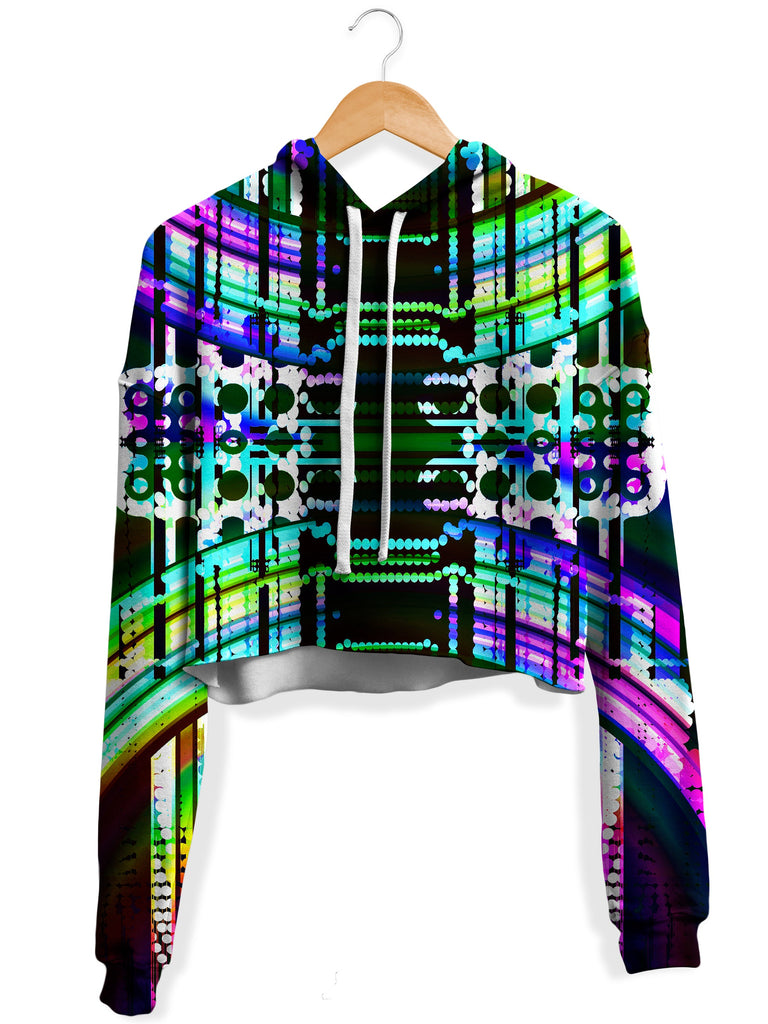 Glass Prism Studios - Astral Gate Fleece Crop Hoodie