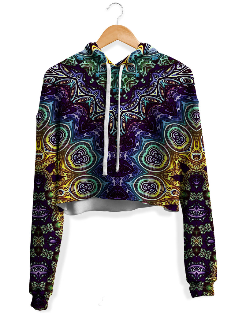 Glass Prism Studios - Shadow Armor Fleece Crop Hoodie