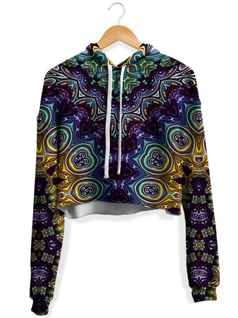 Glass Prism Studios - Shadow Armor Fleece Crop Hoodie