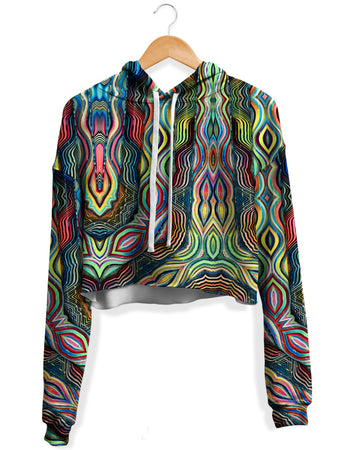 Glass Prism Studios - Soul Crest Fleece Crop Hoodie