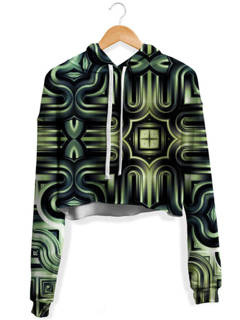 Glass Prism Studios - Unthinkable Machines Fleece Crop Hoodie