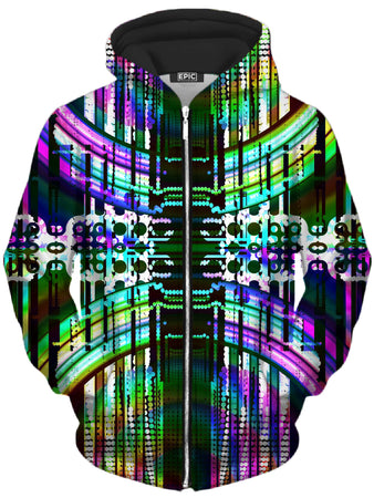 Glass Prism Studios - Astral Gate Unisex Zip-Up Hoodie