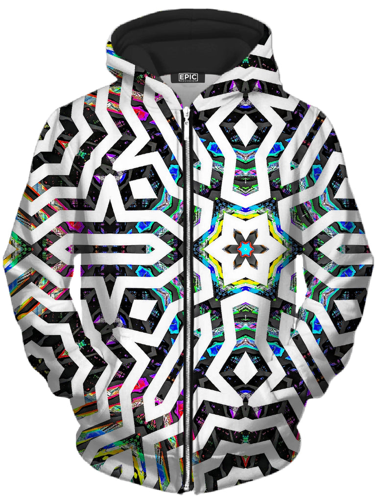 Glass Prism Studios - Iridized II Unisex Zip-Up Hoodie