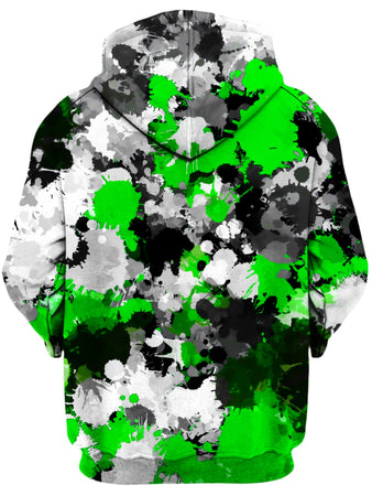 Big Tex Funkadelic - Green and Grey Paint Splatter Unisex Hoodie
