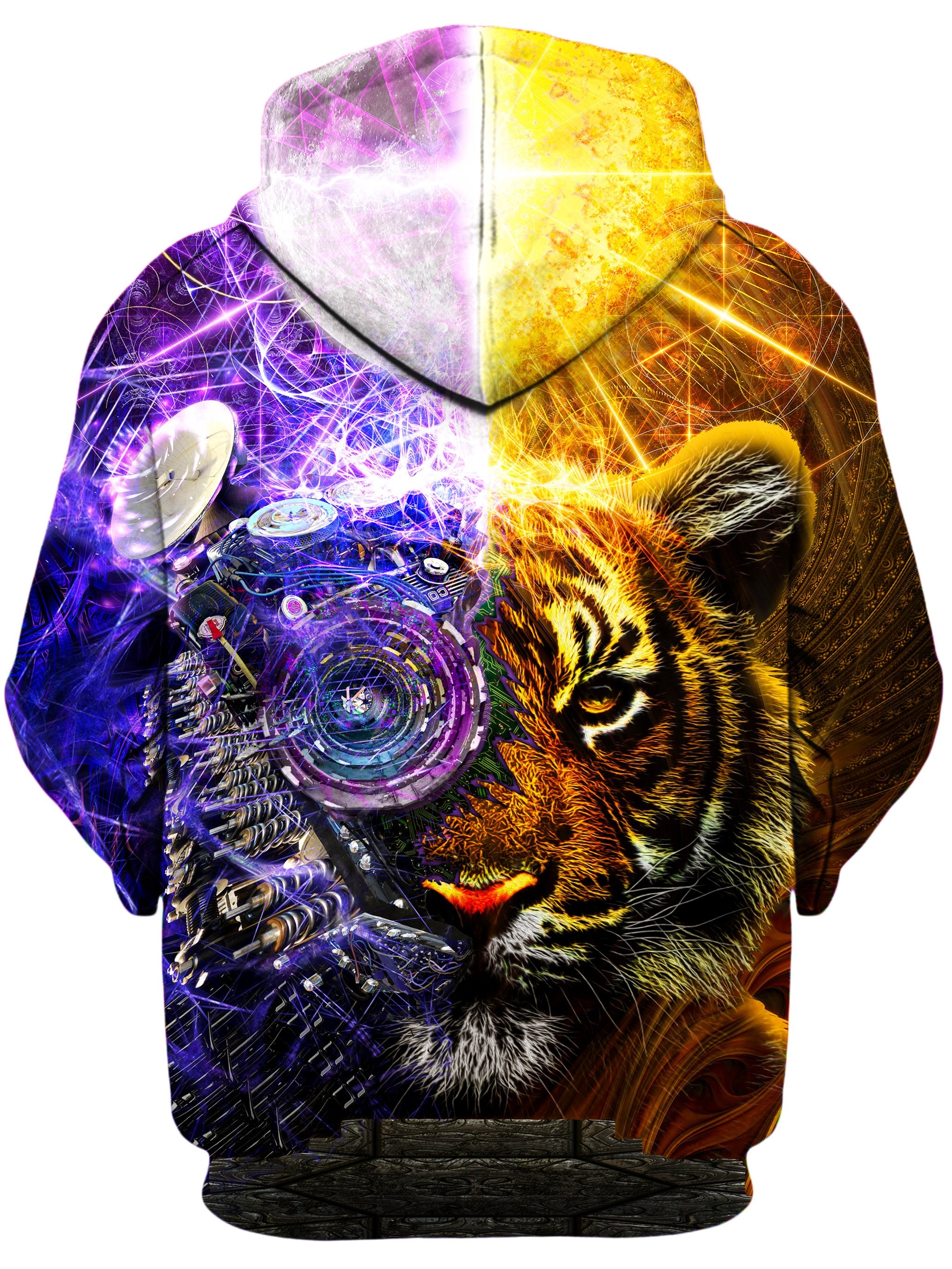 Bionic Tiger Unisex Hoodie, Lucid Eye Studios, T6 - Epic Hoodie