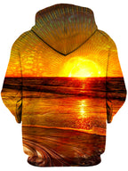 Fractal Sunset Unisex Hoodie Lucid Eye Studios Epic Hoodie