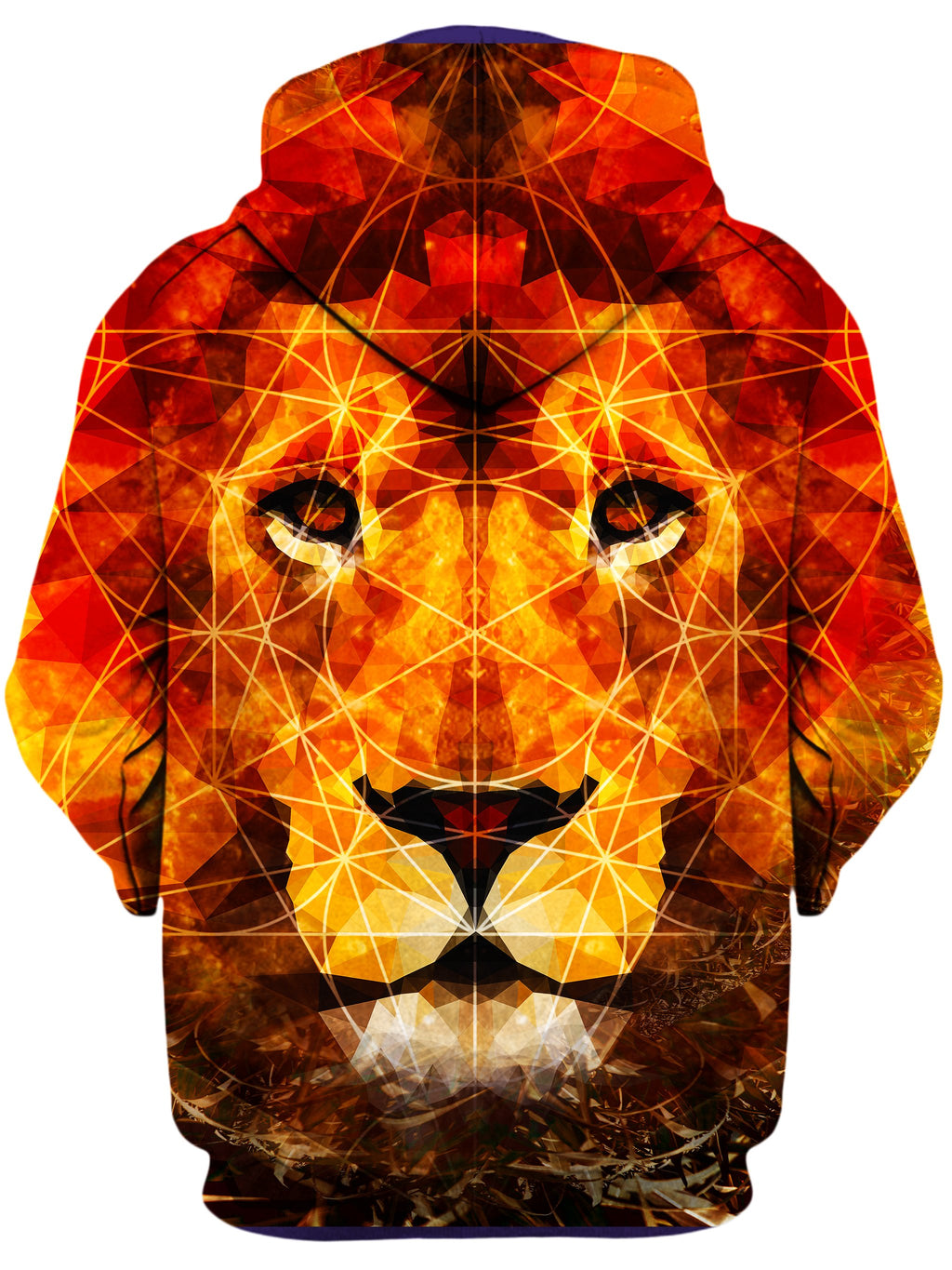 King of the Jungle Unisex Zip-Up Hoodie Lucid Eye Studios Epic Hoodie