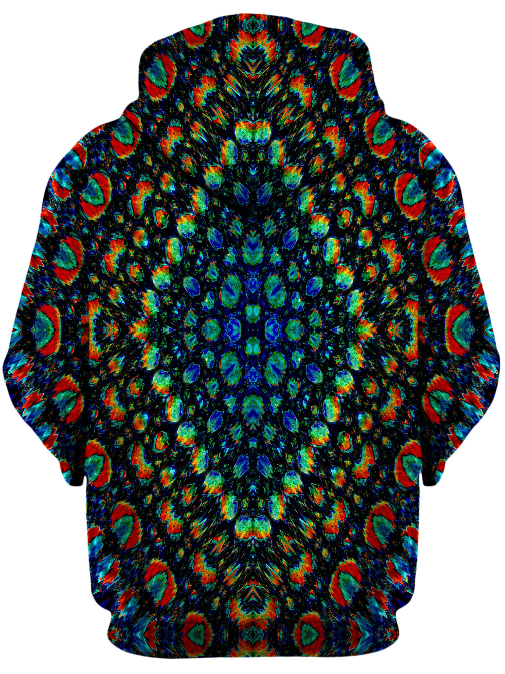 Oil Mosaic Unisex Zip-Up Hoodie Lucid Eye Studios Epic Hoodie