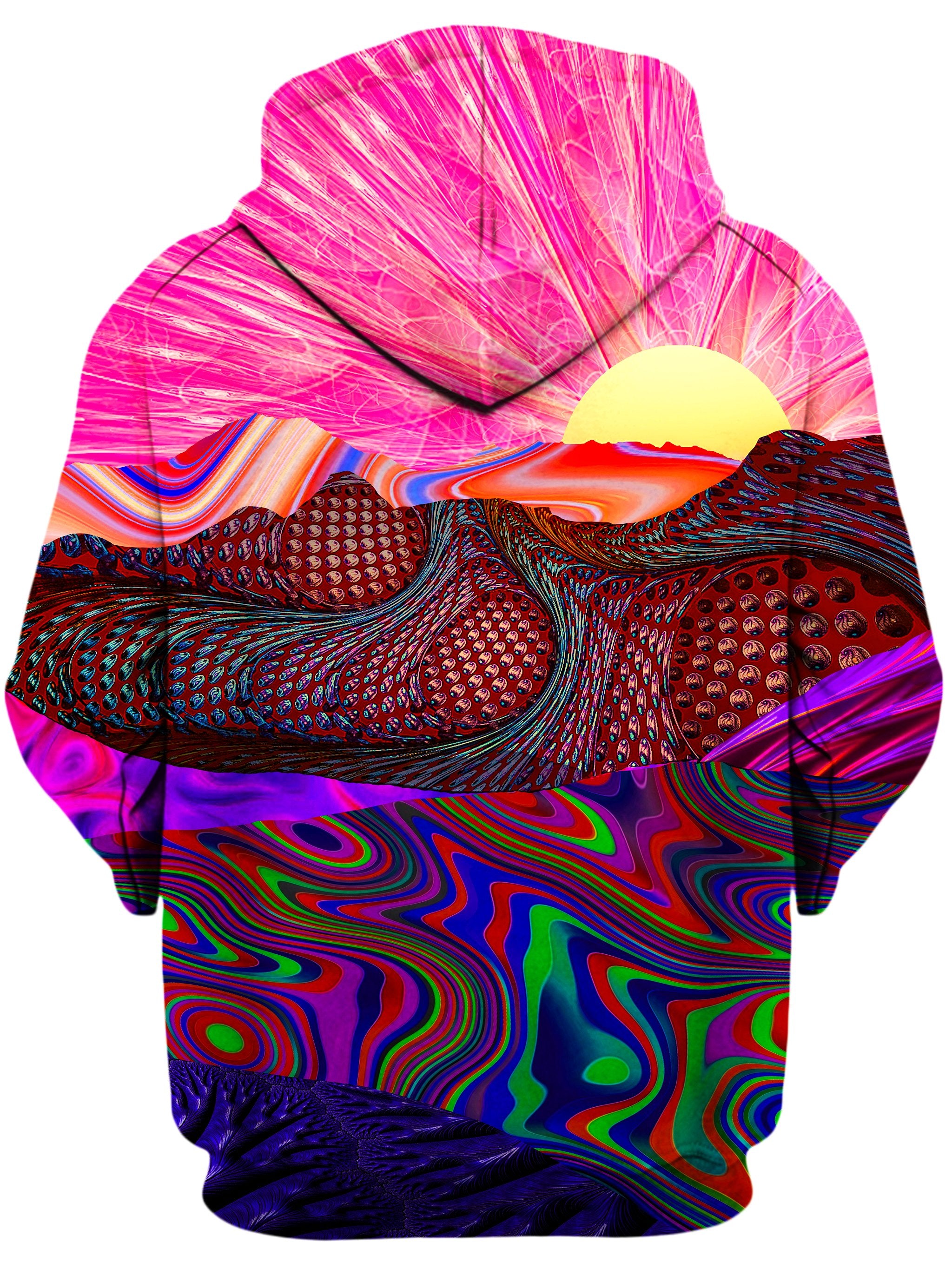 Trippy Trek Unisex Zip-Up Hoodie Lucid Eye Studios Epic Hoodie