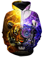 Bionic Tiger Unisex Hoodie, Lucid Eye Studios, T6 - Epic Hoodie