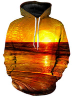 Fractal Sunset Unisex Hoodie Lucid Eye Studios Epic Hoodie