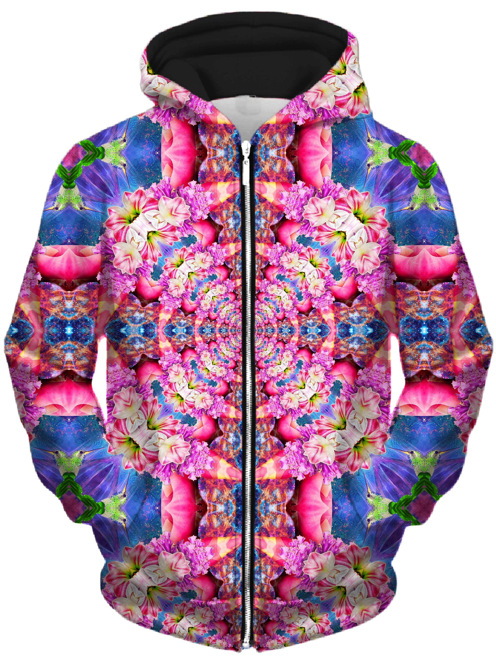 Flourish Unisex Zip-Up Hoodie Lucid Eye Studios Epic Hoodie