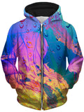 Neon Jelly Unisex Zip-Up Hoodie Lucid Eye Studios Epic Hoodie