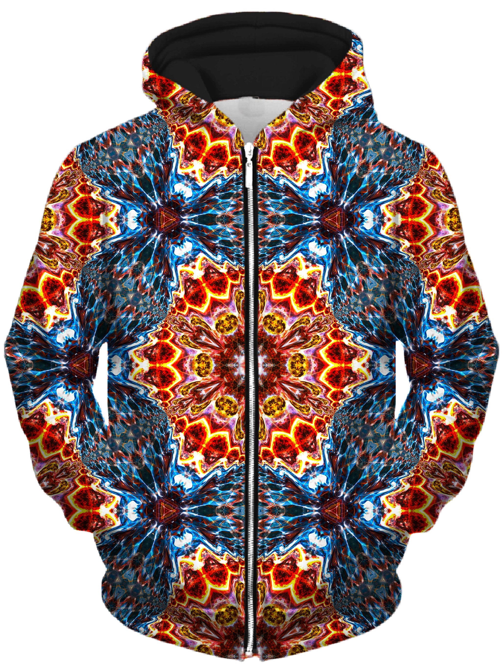Super Nova Unisex Zip-Up Hoodie Lucid Eye Studios Epic Hoodie