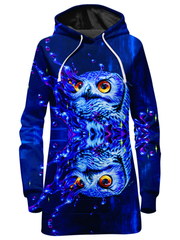 Lucid Owl Hoodie Dress