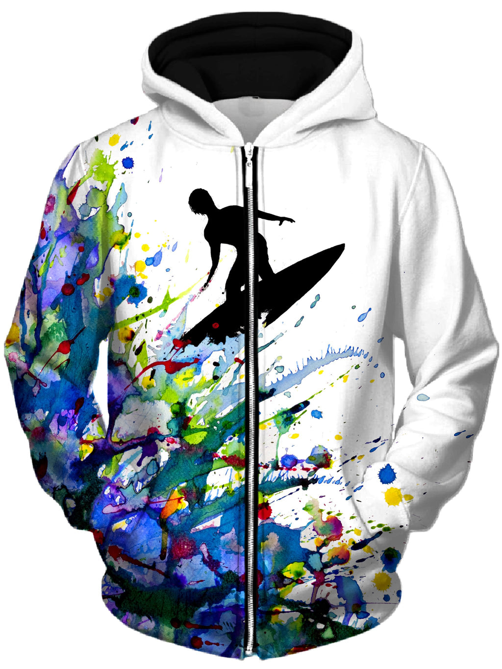 A Pollock's Point Break Unisex Zip-Up Hoodie Marc Allante Epic Hoodie