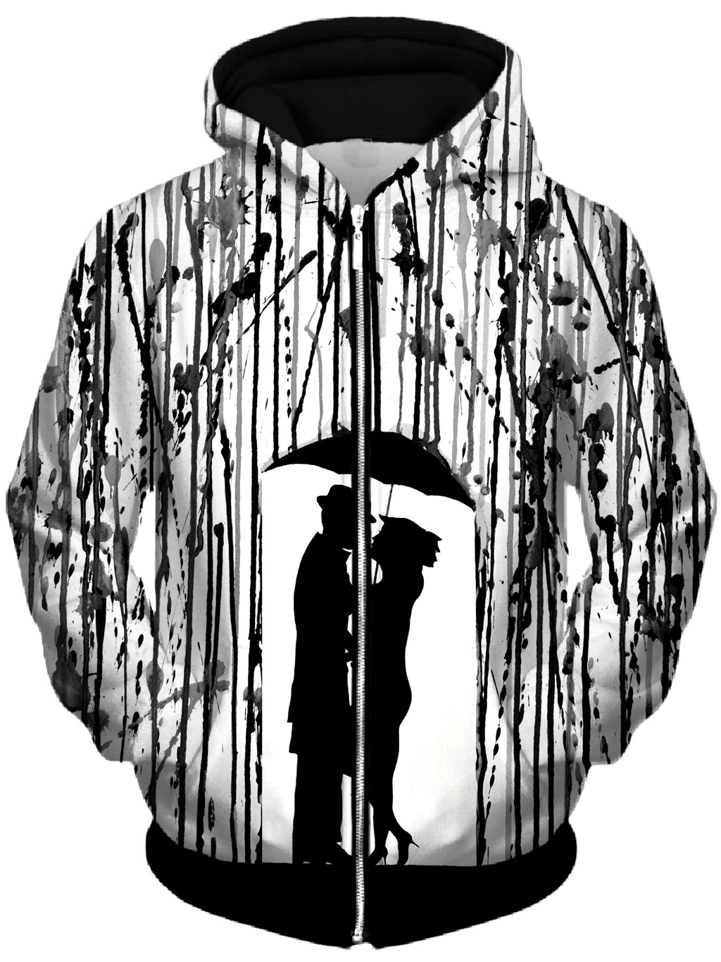 Film Noir Unisex Zip-Up Hoodie Marc Allante Epic Hoodie