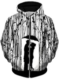 Film Noir Unisex Zip-Up Hoodie Marc Allante Epic Hoodie