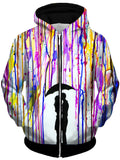 Lavender Unisex Zip-Up Hoodie Marc Allante Epic Hoodie