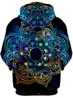Galaxy Mandala Unisex Zip-Up Hoodie MCAshe Spiritual Art Epic Hoodie
