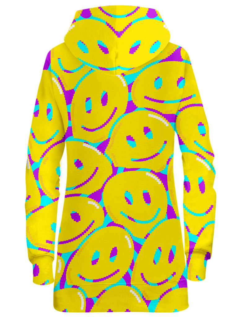 Happy Tabs Hoodie Dress